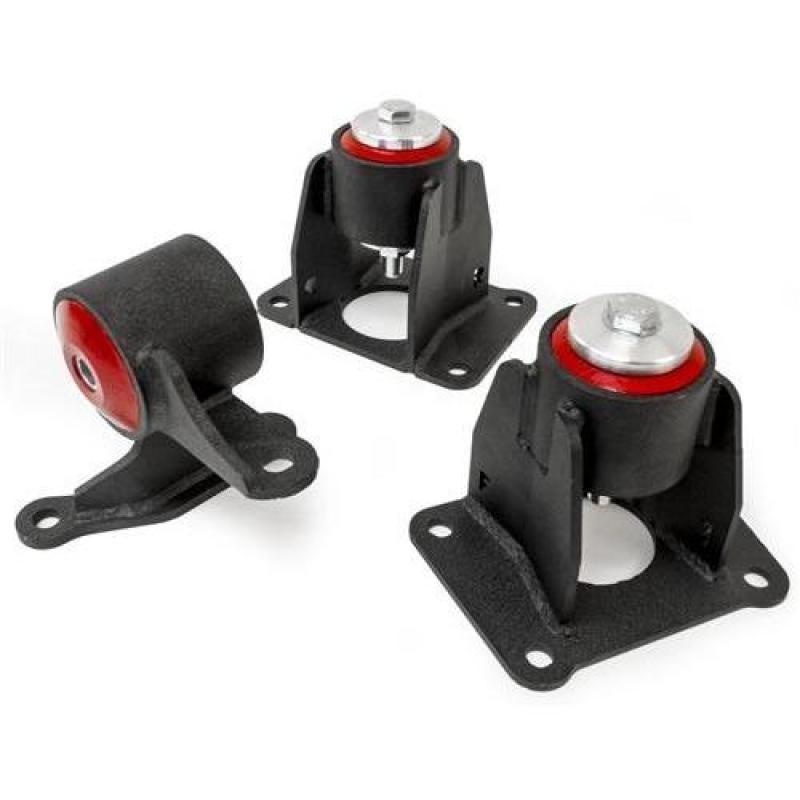 Honda Accord Engine Mount Kit - Innovative Mounts - Steel Mounts 85A Bushings - Black - `98-`02 Honda Accord Engine Mount Kit - Innovative Mounts - Steel Mounts 85A Bushings - Black - `98-`02